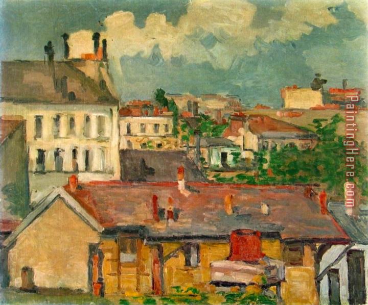 Paul Cezanne Faubourg Au Printemps